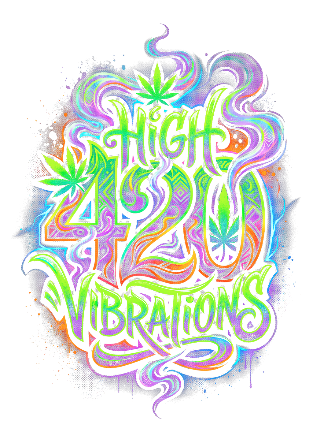 Cannabis 042 Halftone transfer