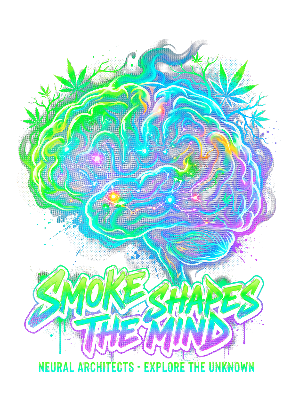 Cannabis 043 Halftone transfer