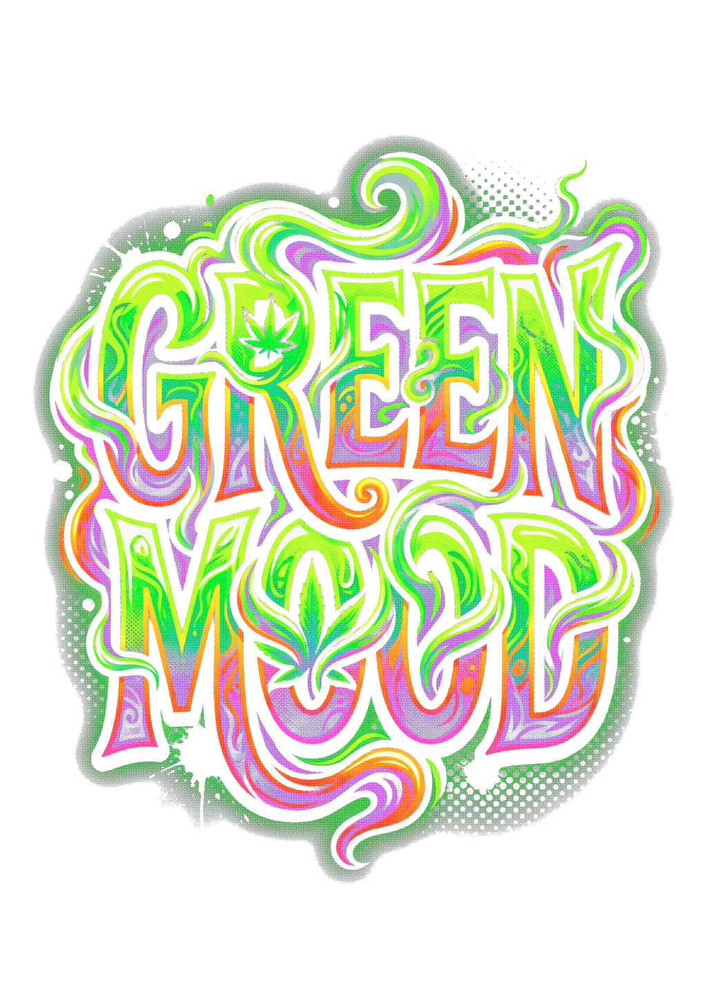 Cannabis 045 Halftone transfer