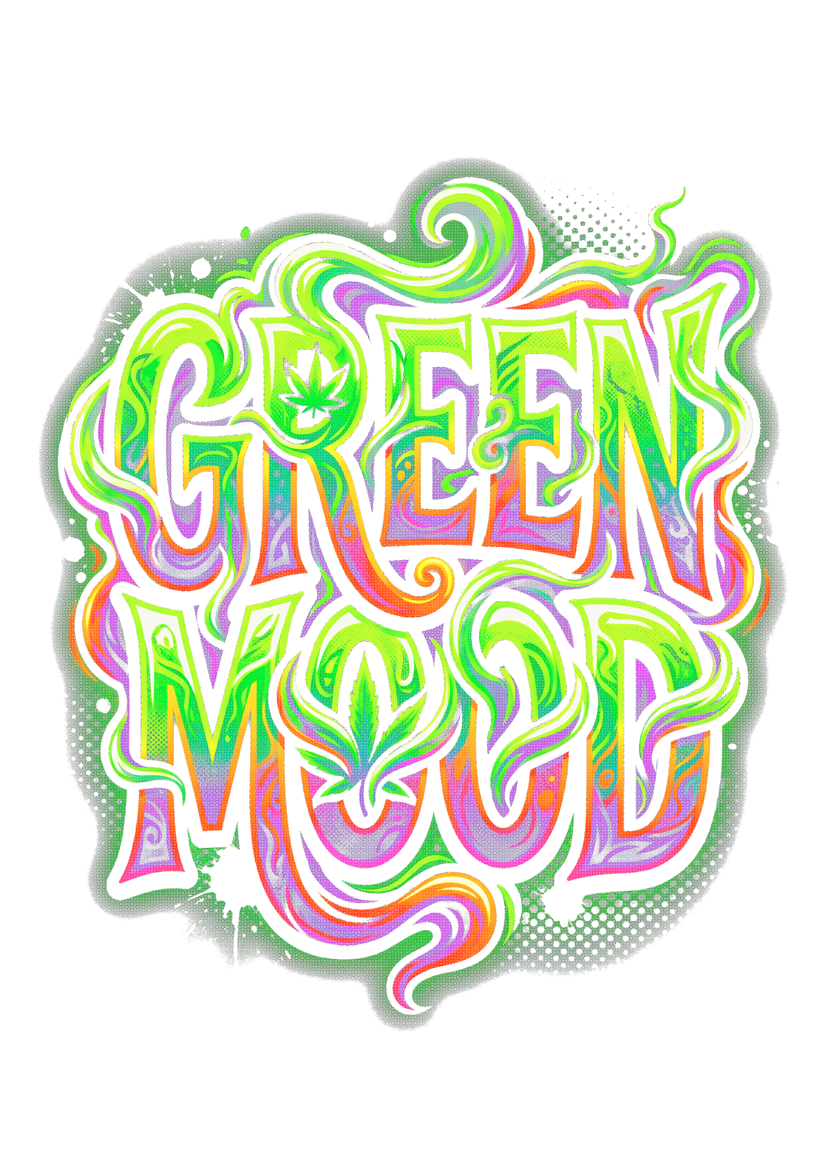 Cannabis 045 Halftone transfer
