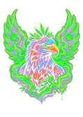 Cannabis 057 Halftone transfer