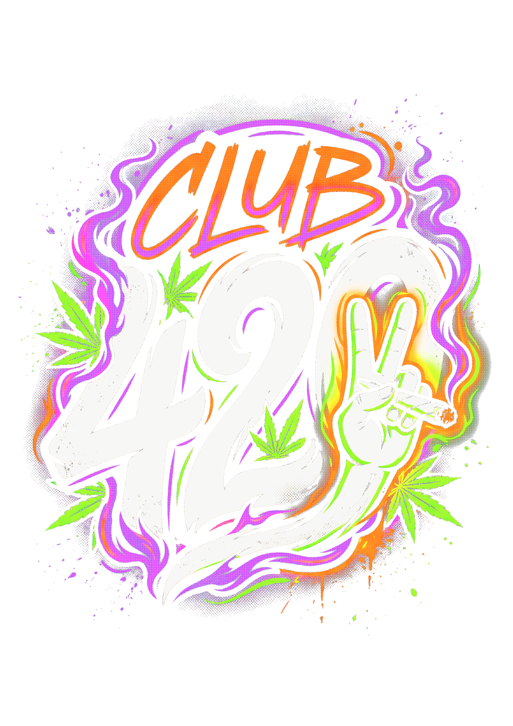 Cannabis 059 Halftone transfer