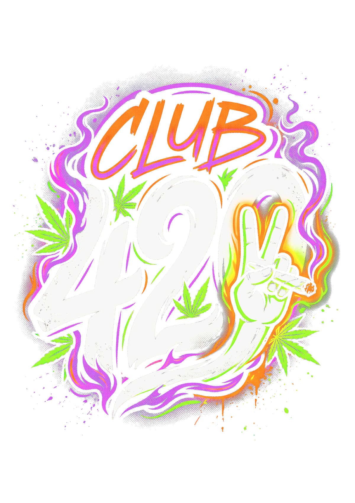 Cannabis 059 Halftone transfer