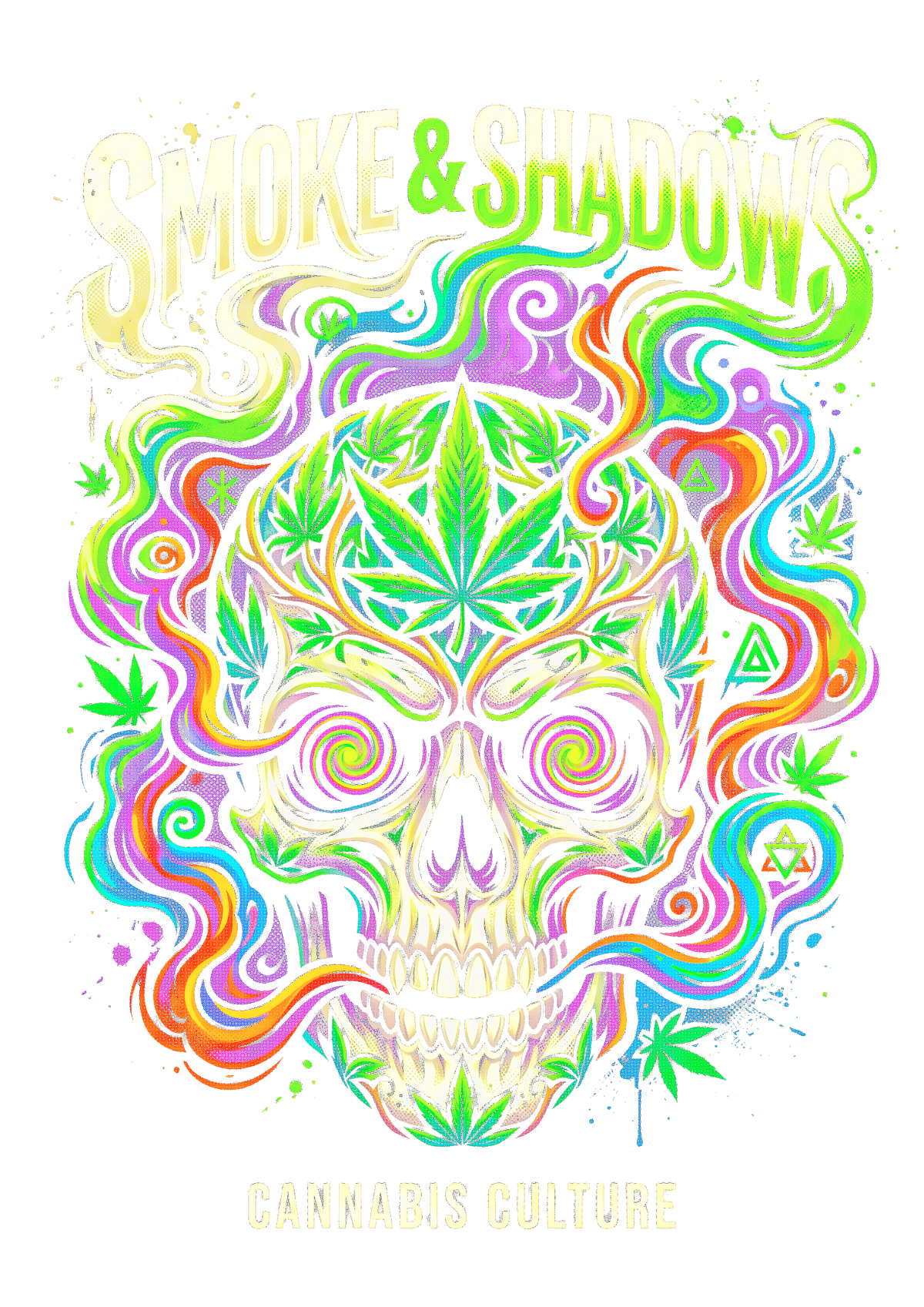 Cannabis 061 Halftone transfer