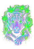 Cannabis 072 Halftone transfer
