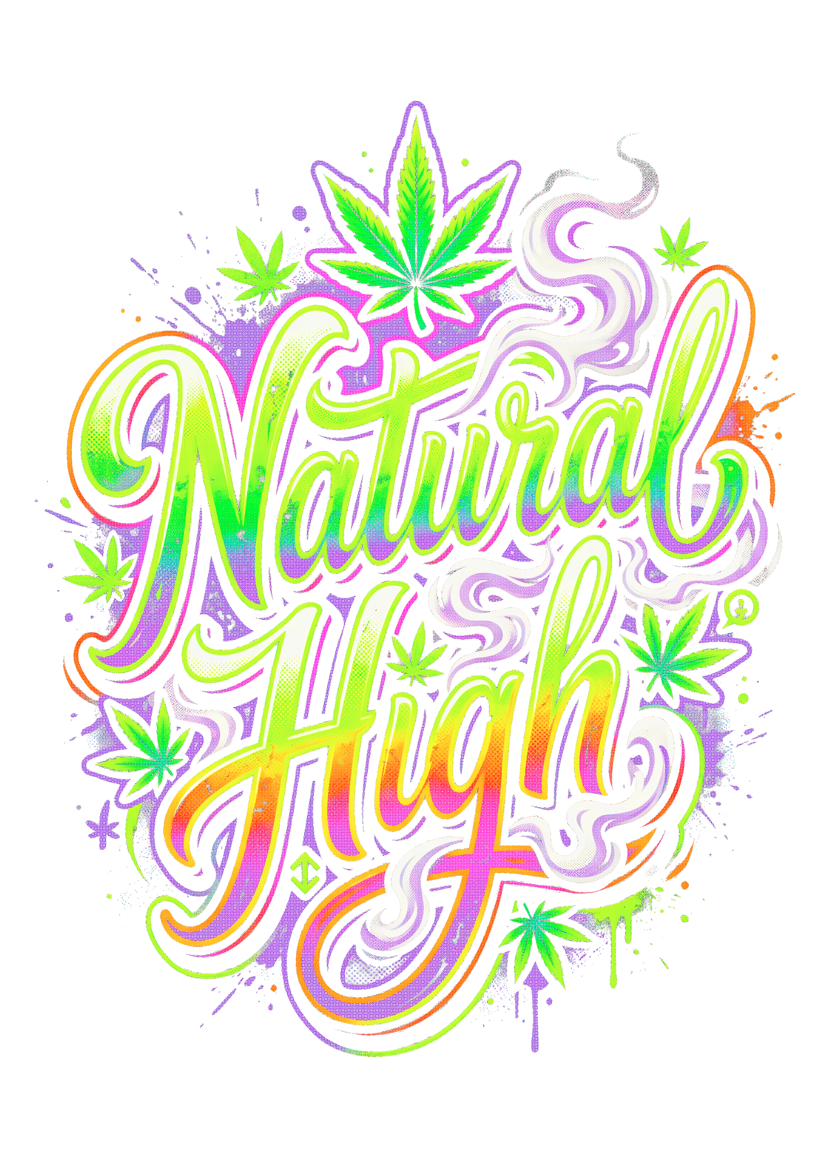 Cannabis 079 Halftone transfer