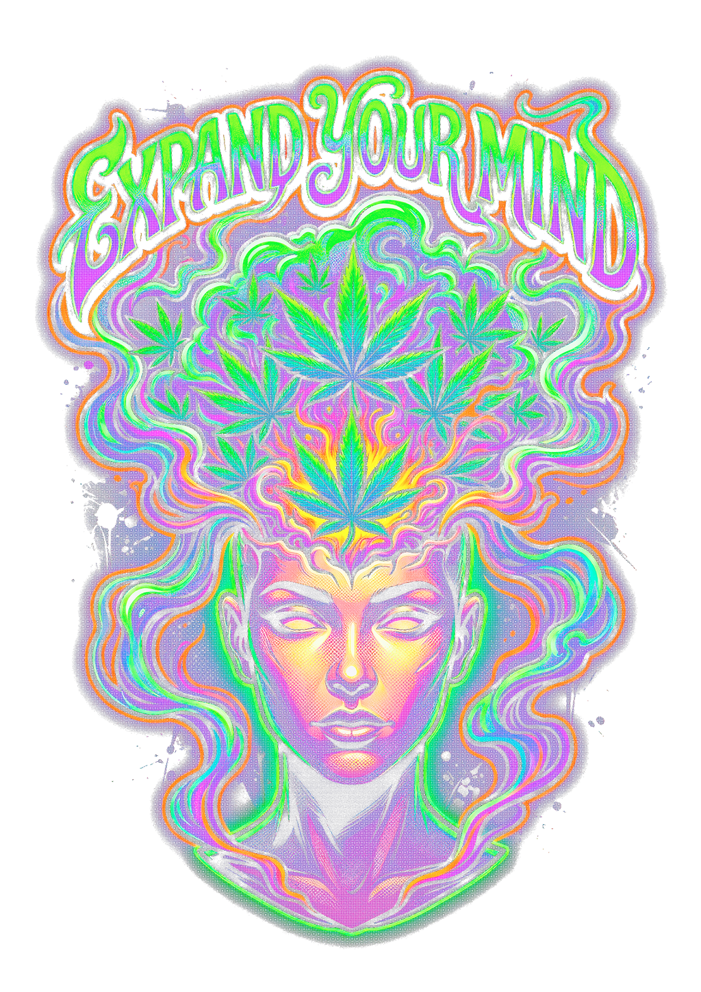 Cannabis 007 shown on a black background