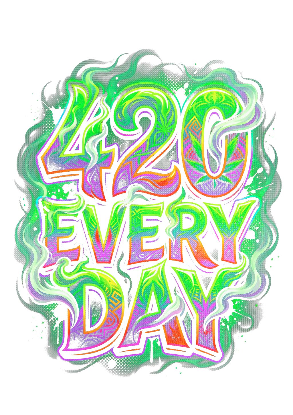 Cannabis 080 Halftone transfer