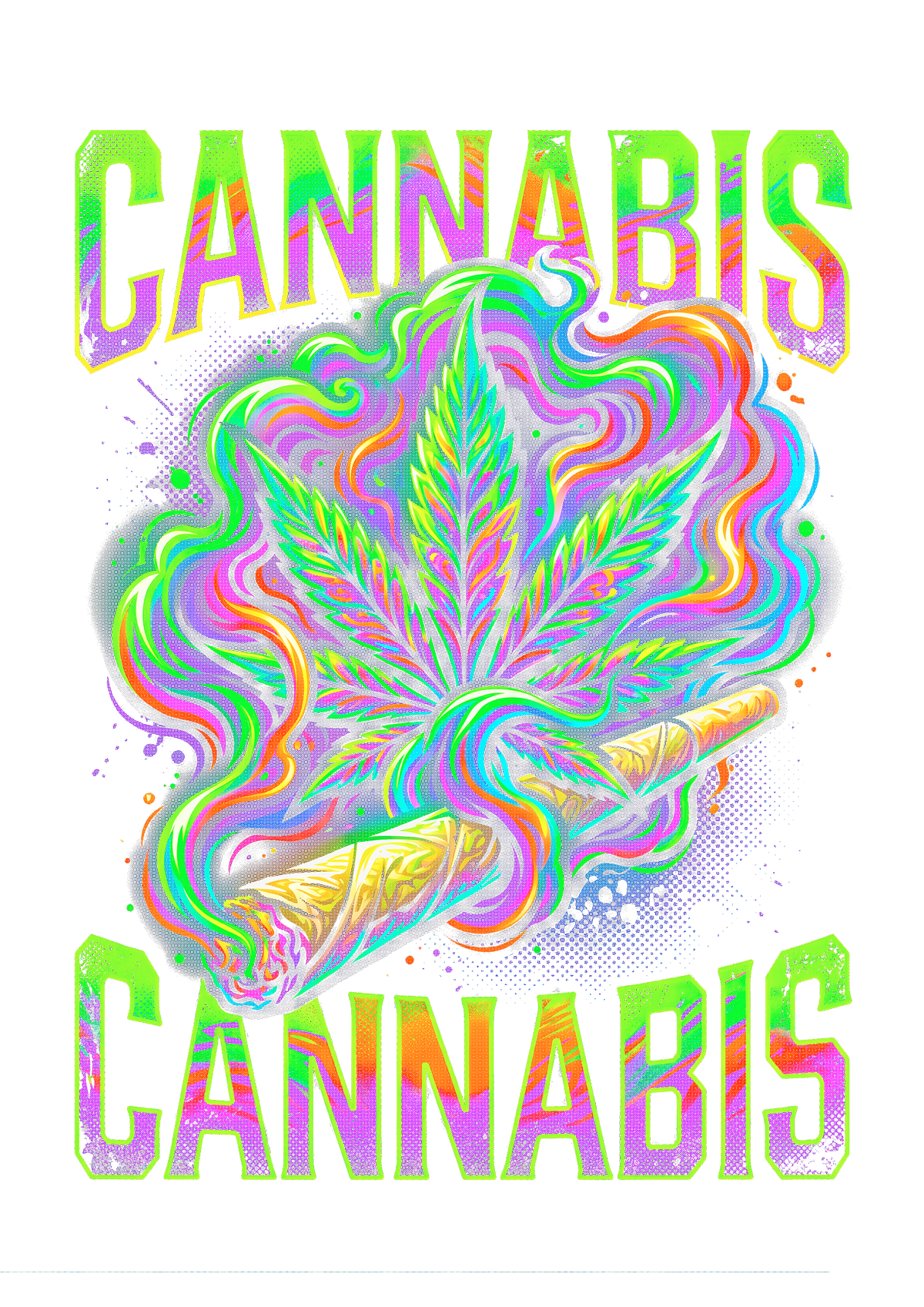 Cannabis 008 shown on a black background