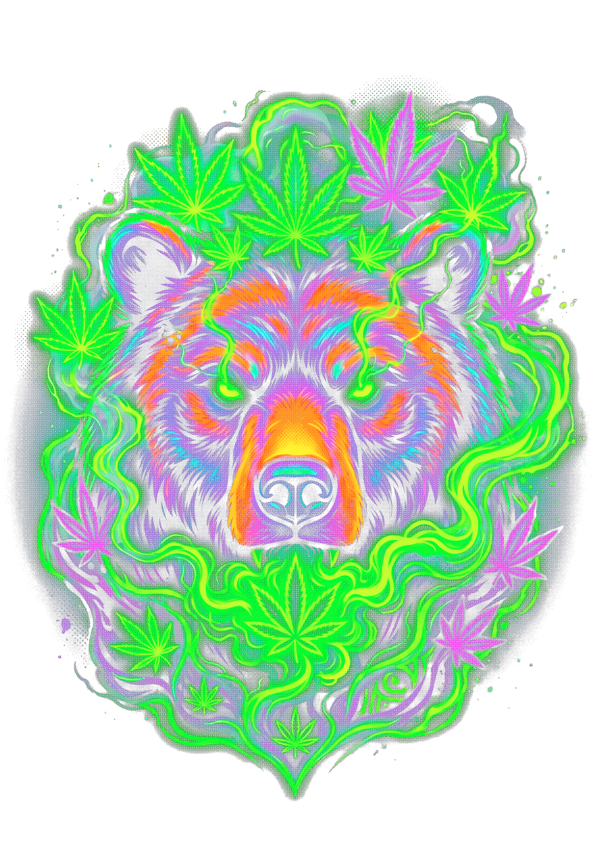 Cannabis 098 shown on a black background