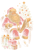 Christmas 001 halftone DTF transfer