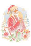 Christmas 008 halftone DTF transfer
