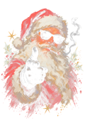 Christmas 012 halftone DTF transfer