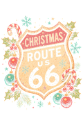 Christmas 027 halftone DTF transfer