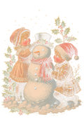 Christmas 029 halftone DTF transfer