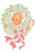 Christmas 030 halftone DTF transfer