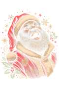 Christmas 033 halftone DTF transfer