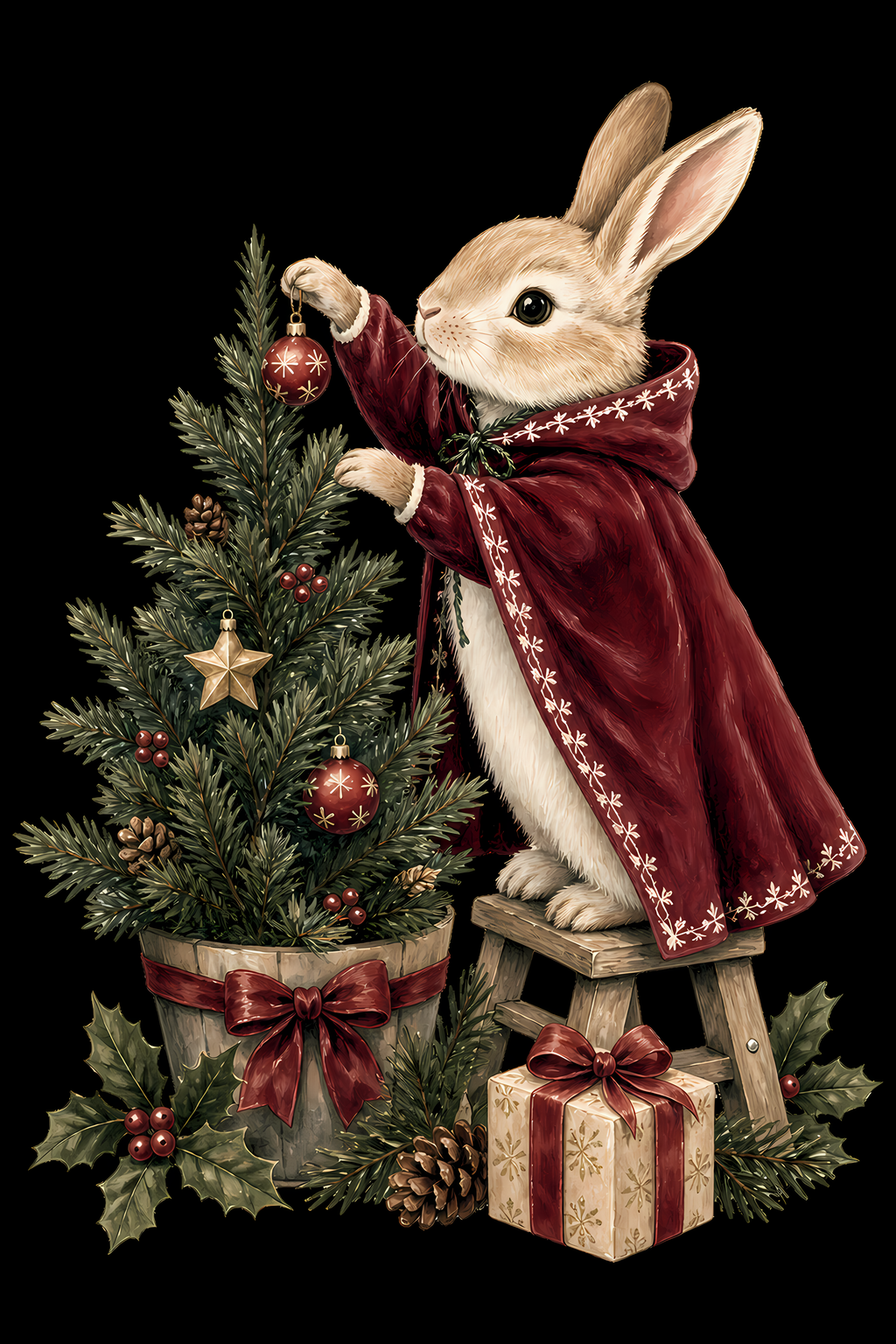 Christmas 002 shown on a black background