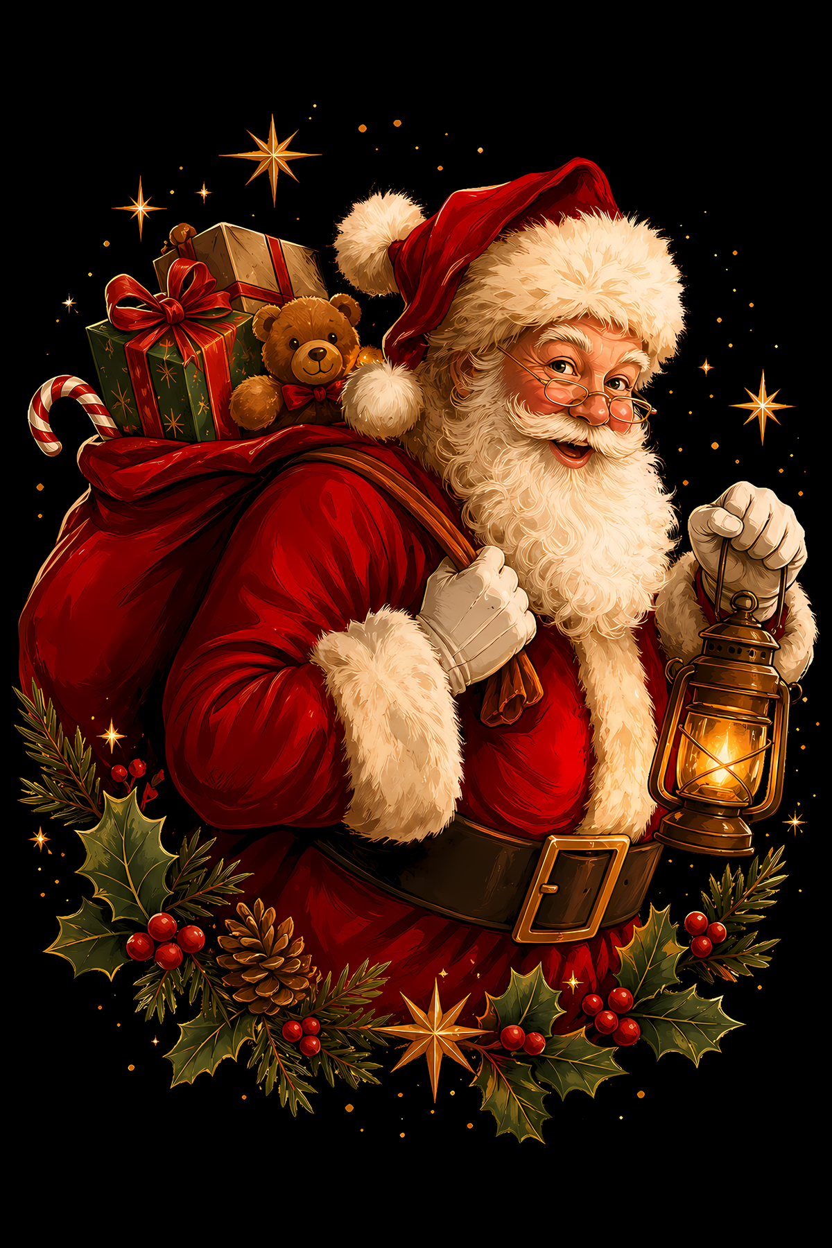 Christmas 009 shown on a black background