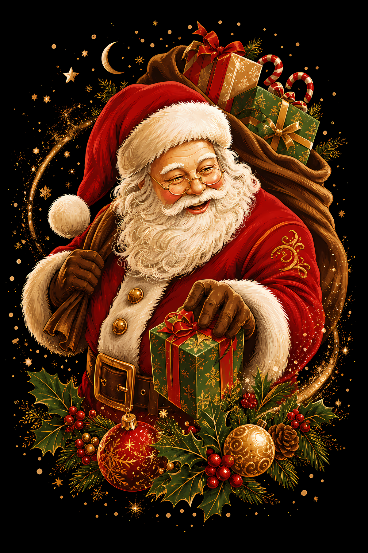Christmas 016 shown on a black background