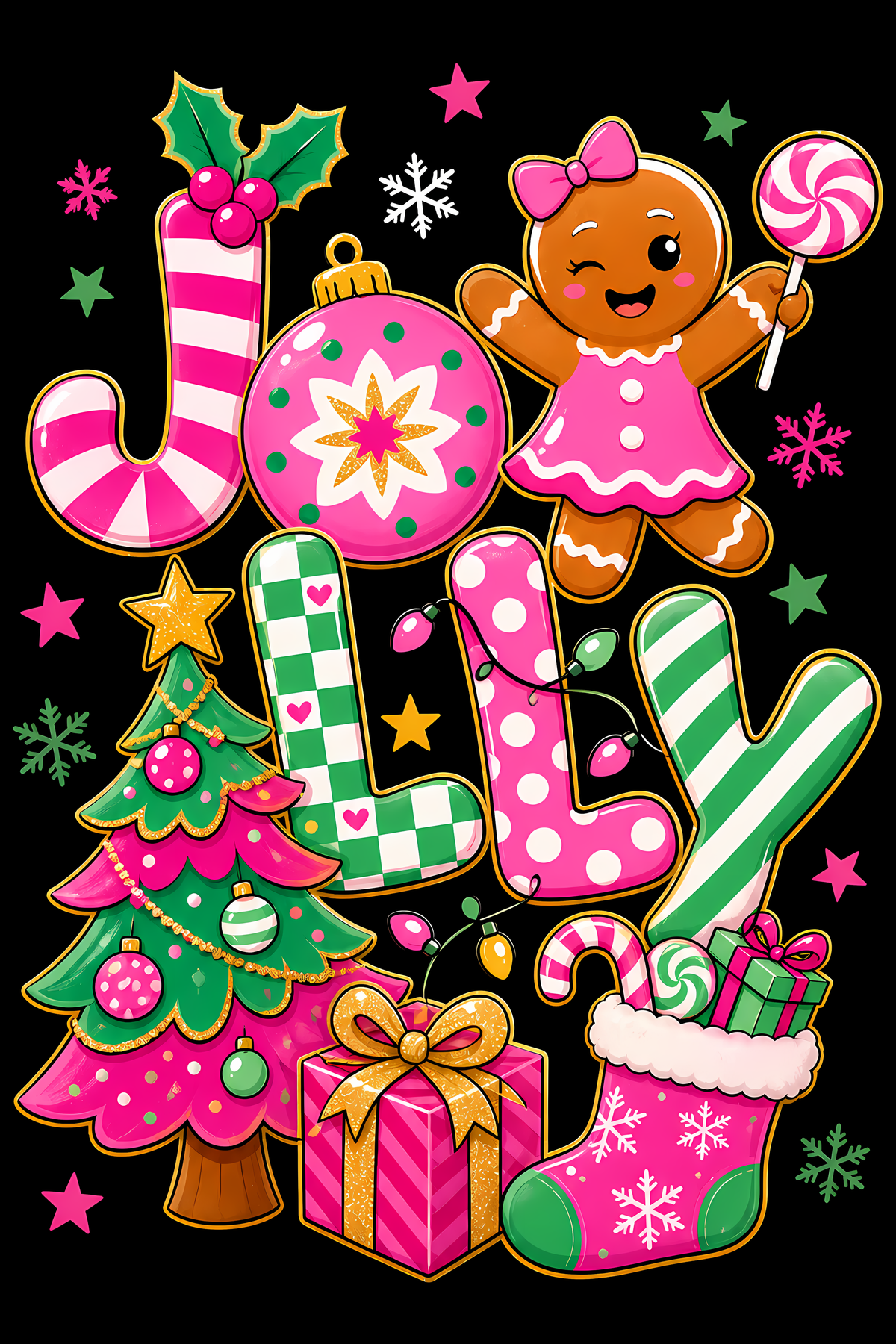 Christmas 047 shown on a black background