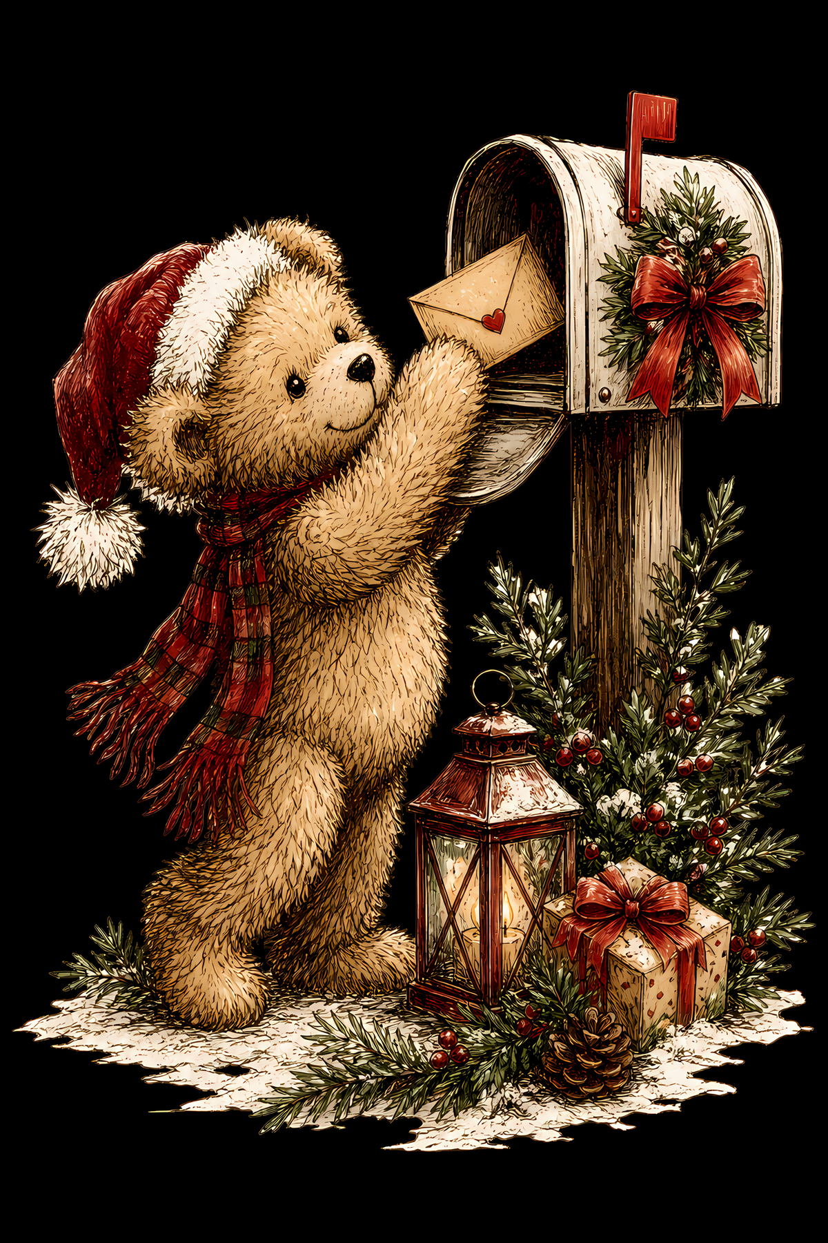 Christmas 053 shown on a black background