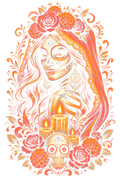 Day Of The Dead 009 Halftone transfer