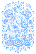 Day Of The Dead 012 Halftone transfer