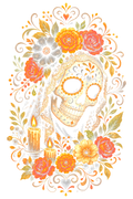 Day Of The Dead 016 Halftone transfer