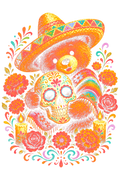 Day Of The Dead 046 Halftone transfer