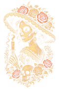 Day Of The Dead 047 Halftone transfer