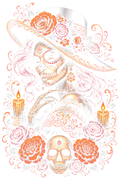 Day Of The Dead 061 Halftone transfer
