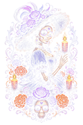 Day Of The Dead 062 Halftone transfer