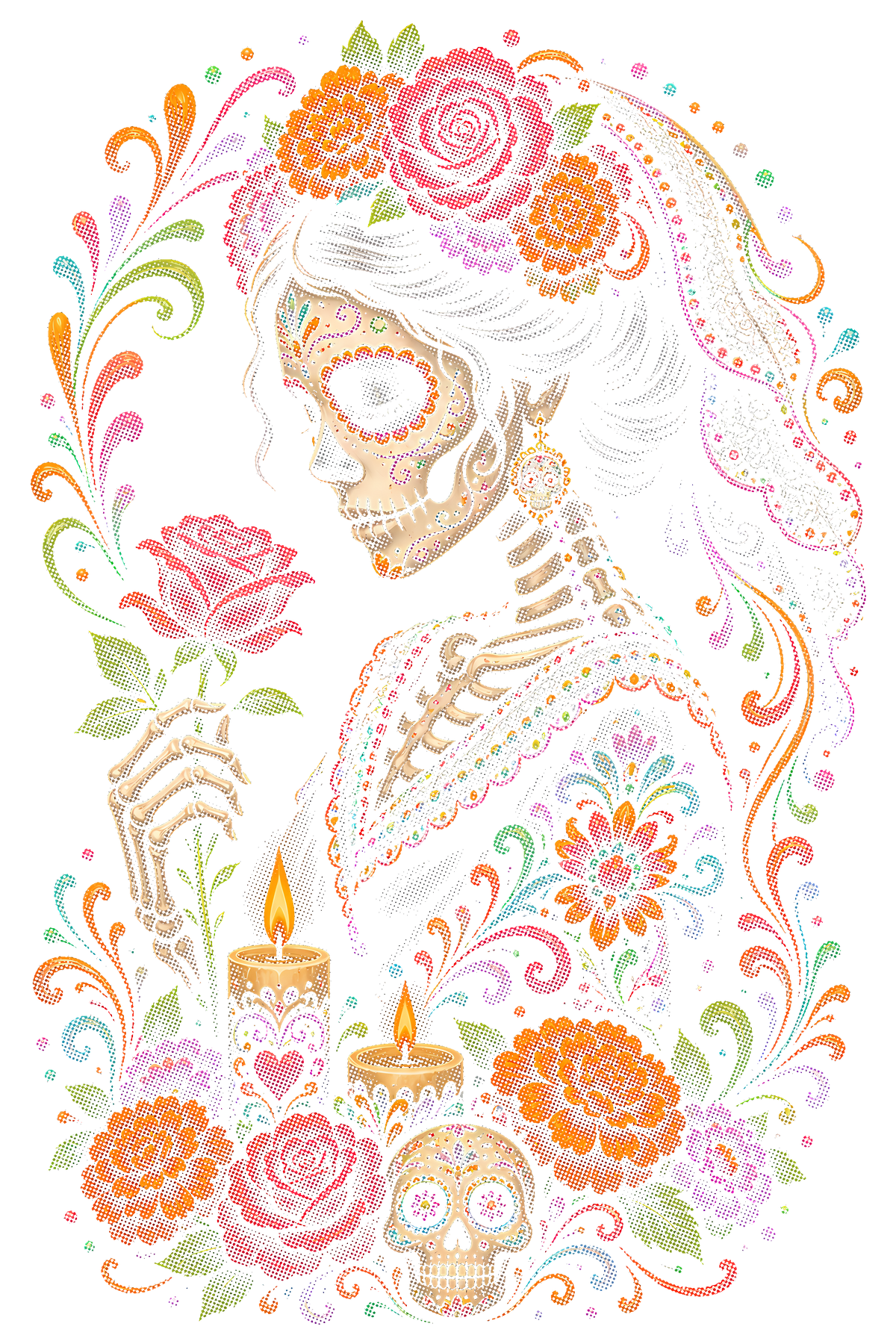 Day Of The Dead 003 shown on a black background