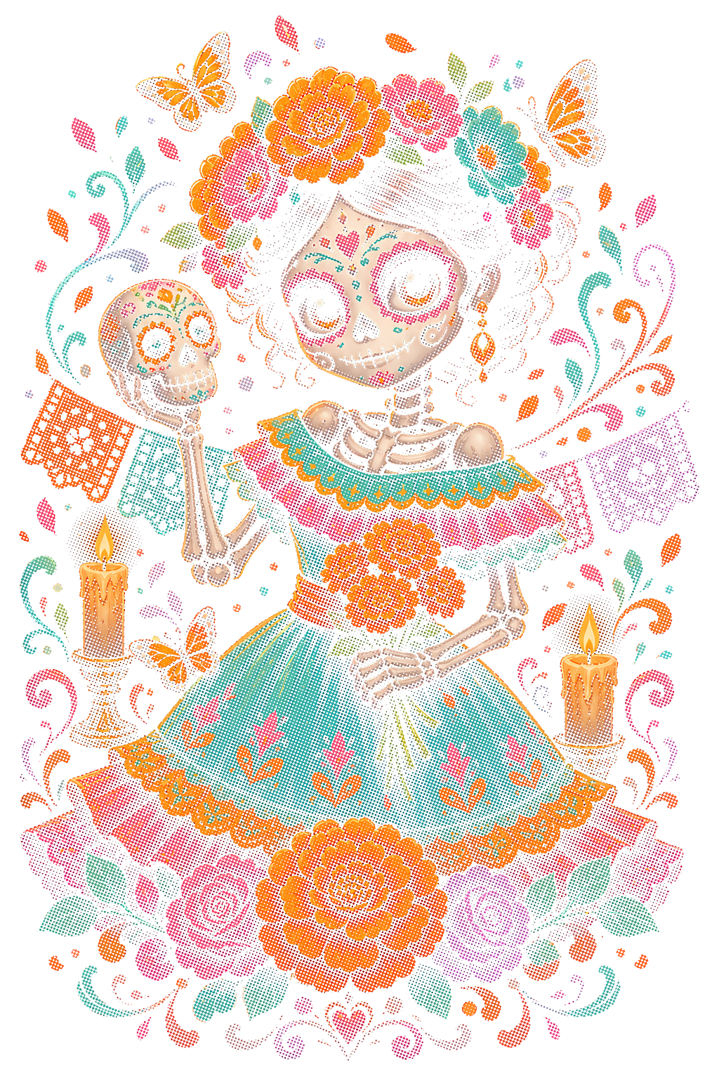 Day Of The Dead 004 shown on a black background