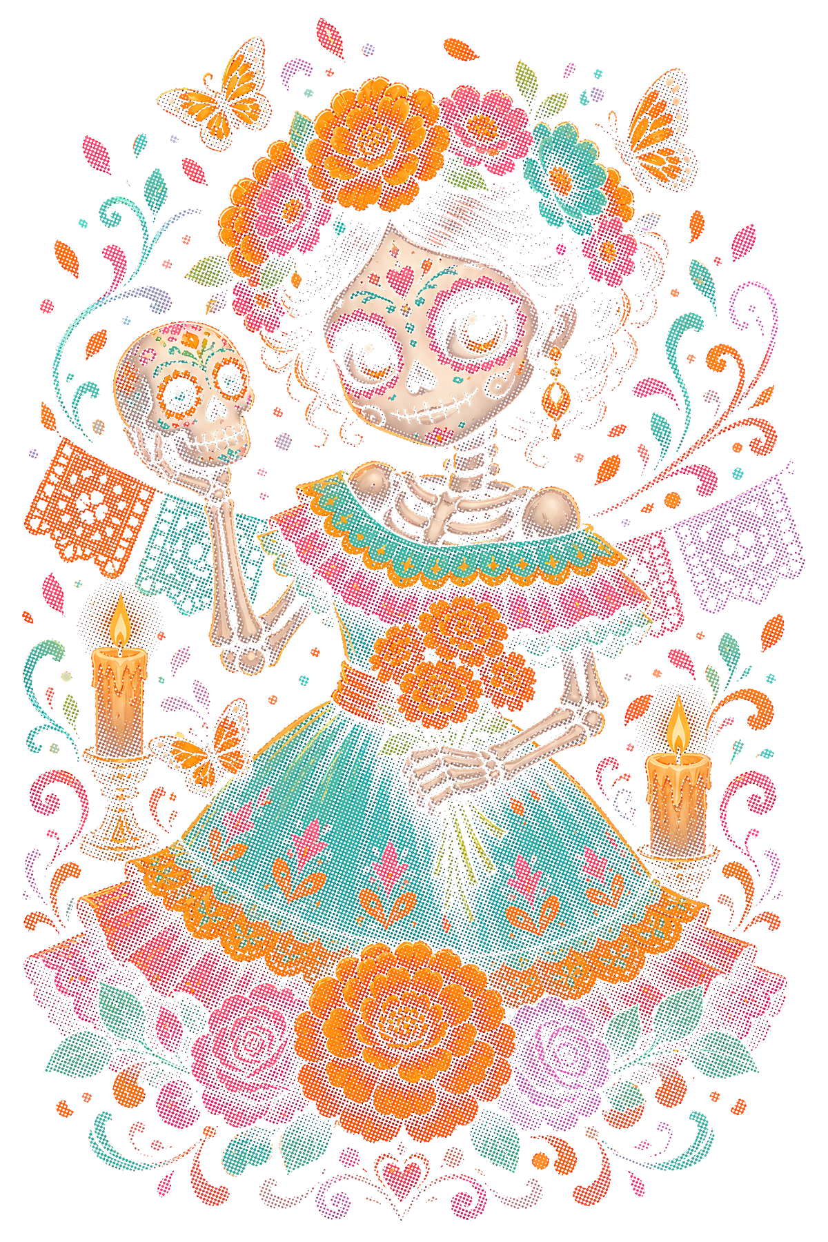 Day Of The Dead 004 shown on a black background