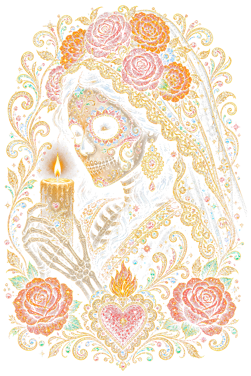 Day Of The Dead 006 shown on a black background