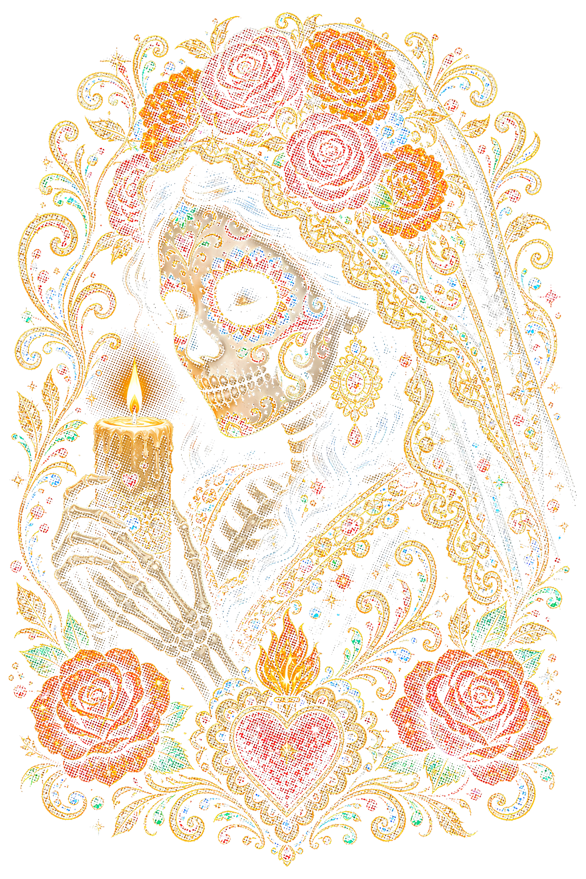Day Of The Dead 006 shown on a black background