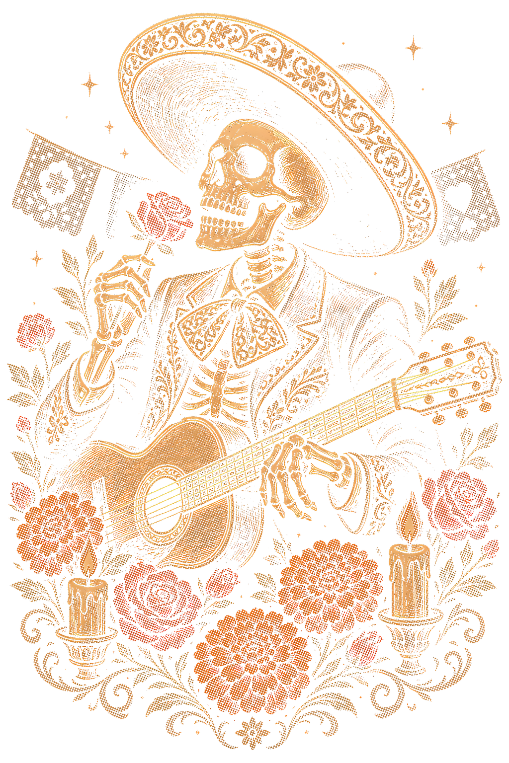 Day Of The Dead 007 shown on a black background