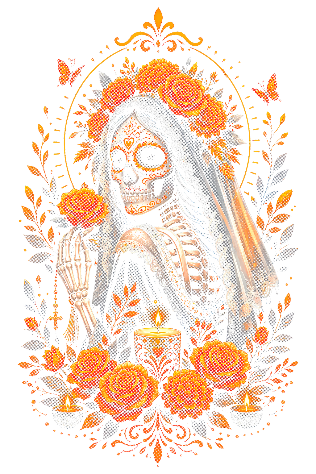 Day Of The Dead 008 shown on a black background