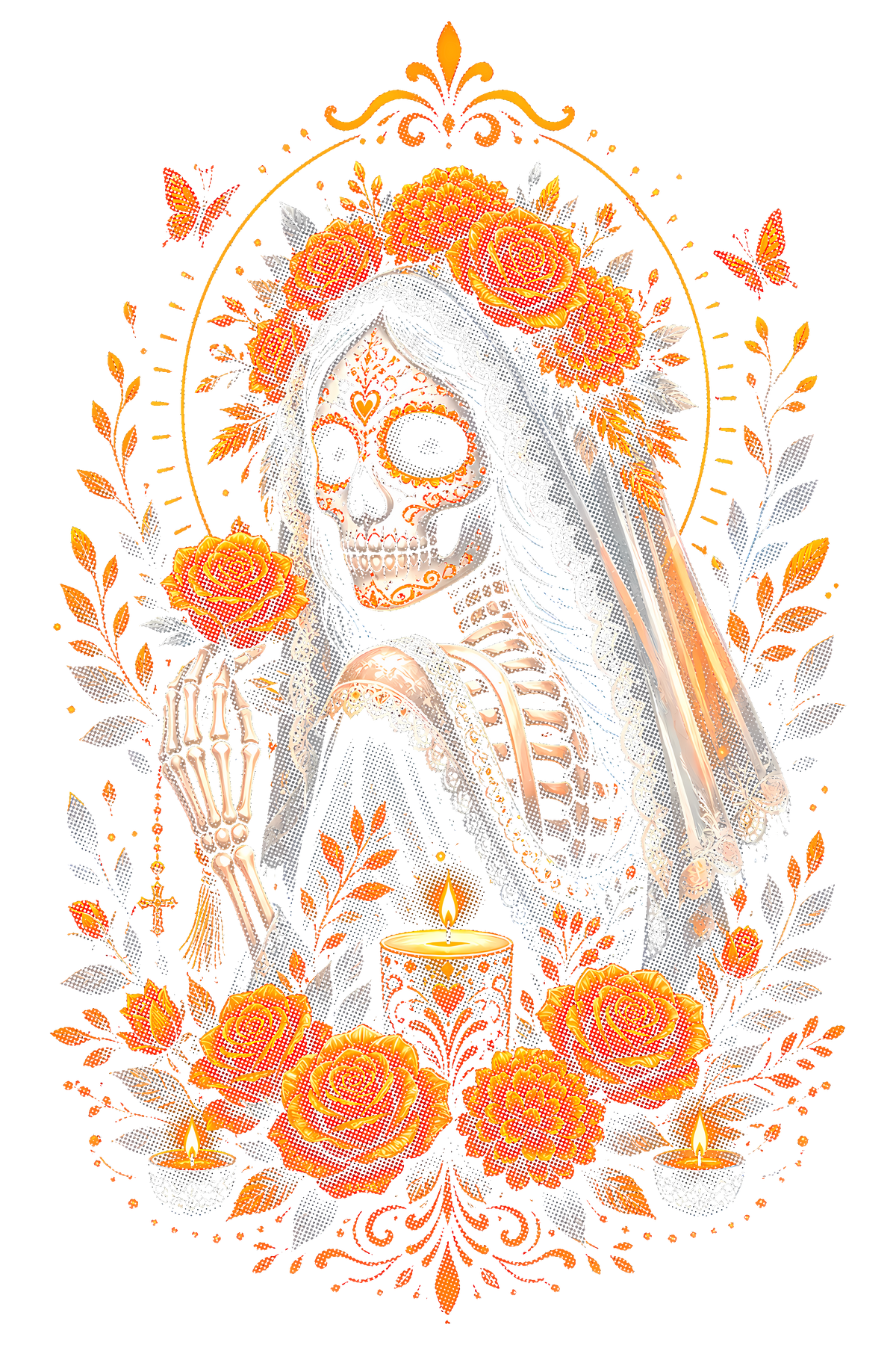 Day Of The Dead 008 shown on a black background