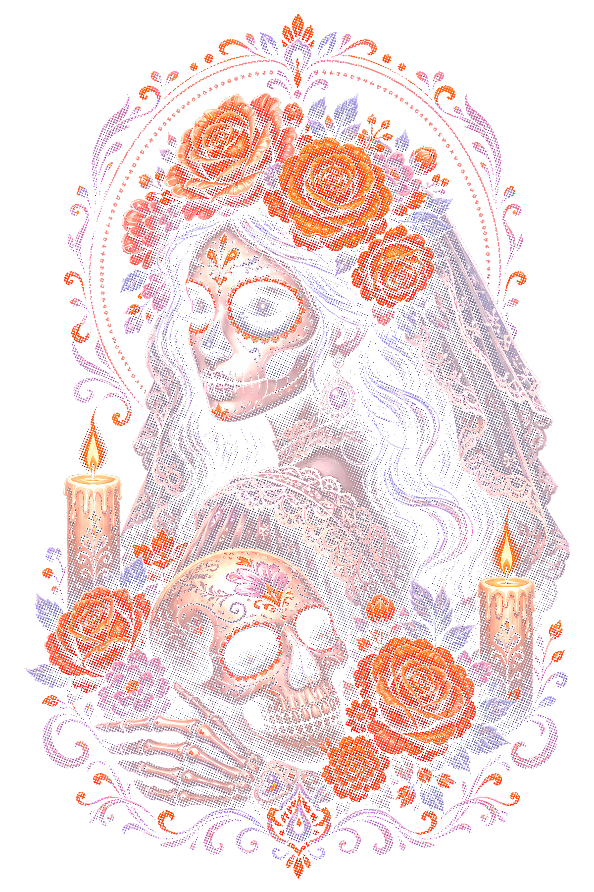 Day Of The Dead 010 shown on a black background