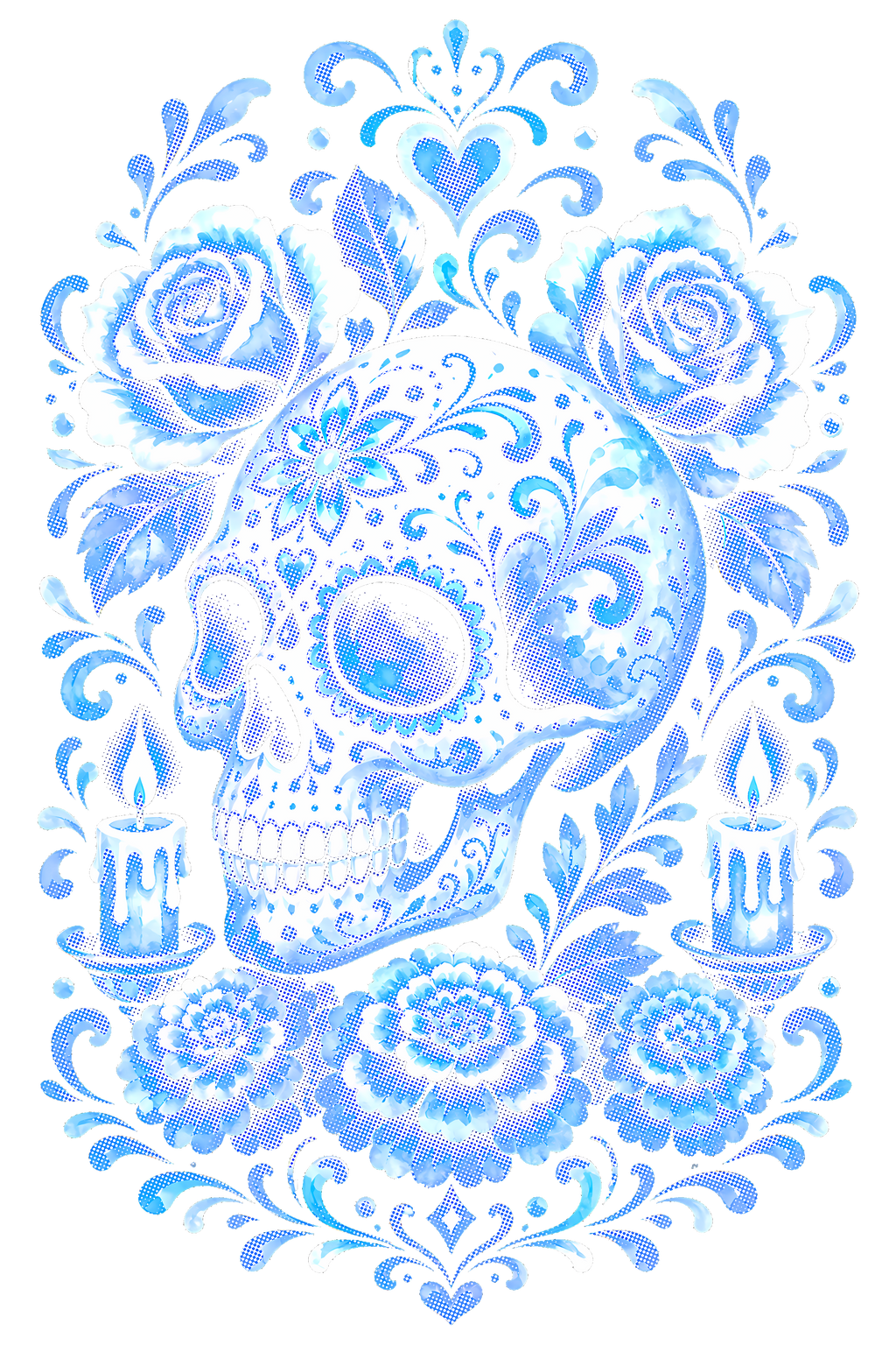 Day Of The Dead 012 shown on a black background