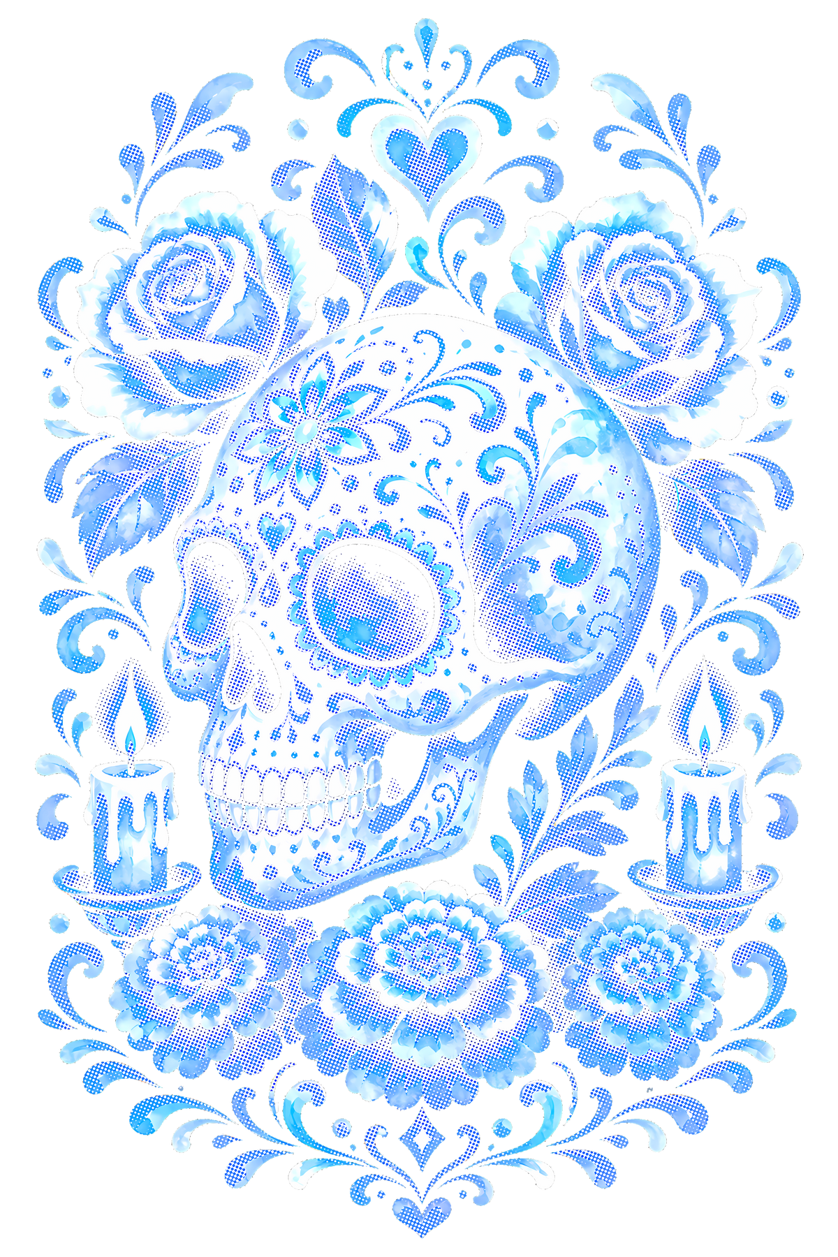 Day Of The Dead 012 shown on a black background