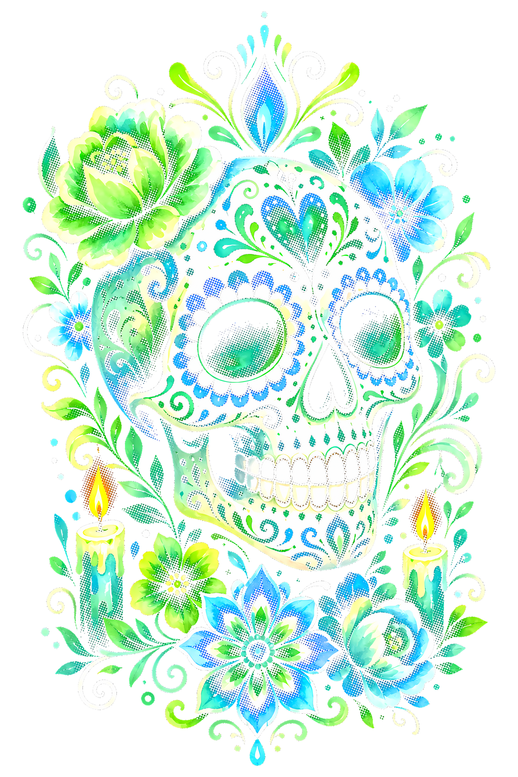 Day Of The Dead 013 shown on a black background