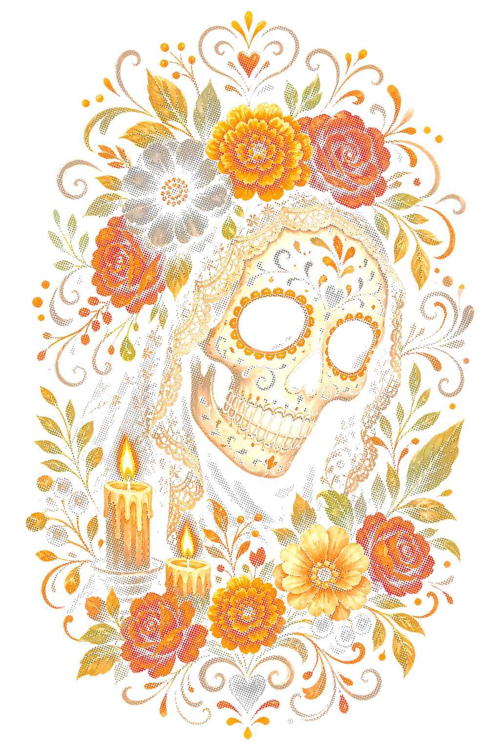 Day Of The Dead 016 shown on a black background