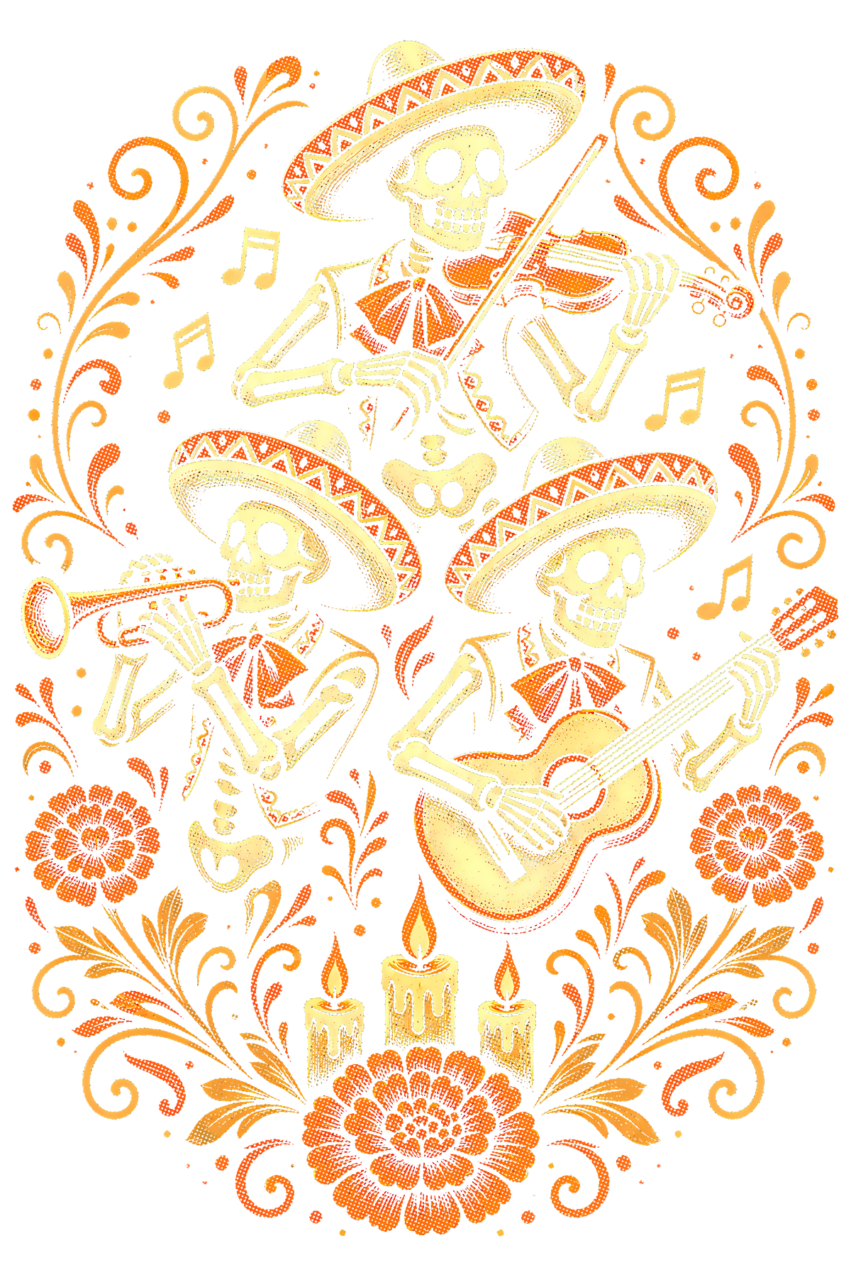 Day Of The Dead 022 shown on a black background