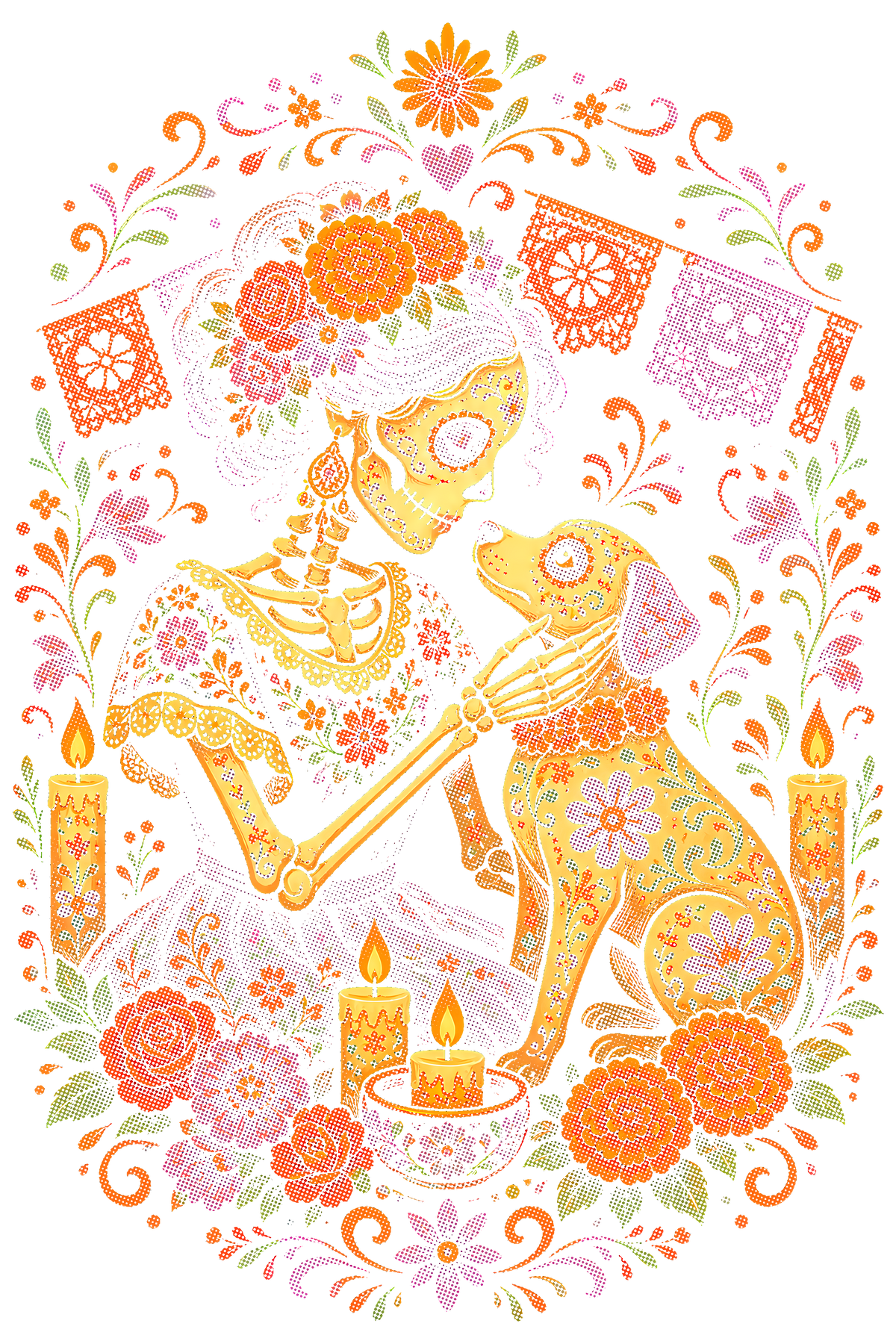 Day Of The Dead 024 shown on a black background