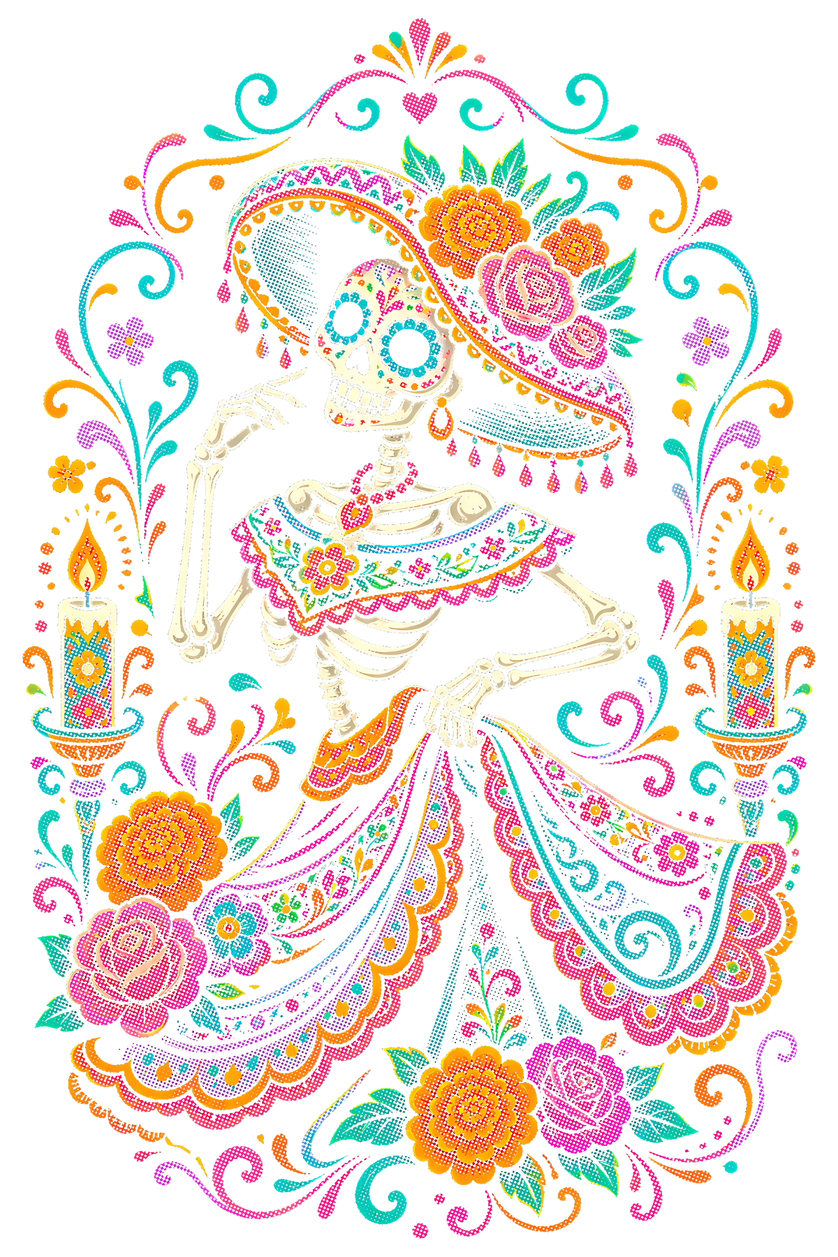 Day Of The Dead 042 shown on a black background