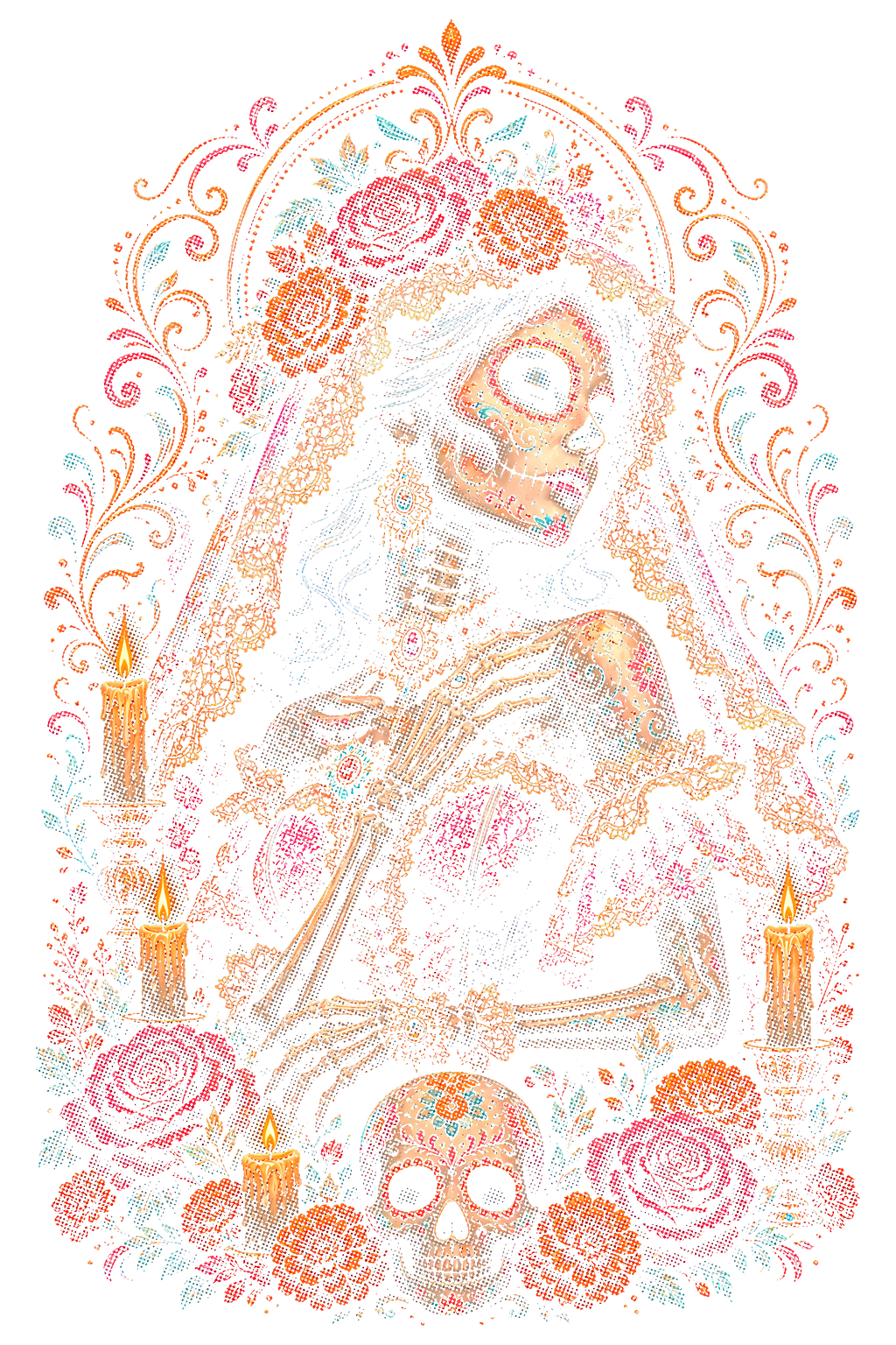 Day Of The Dead 048 shown on a black background